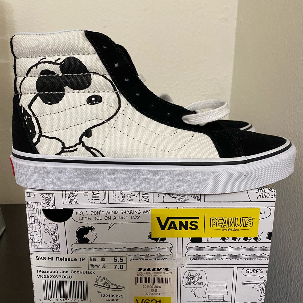Hi Top Vans Peanuts